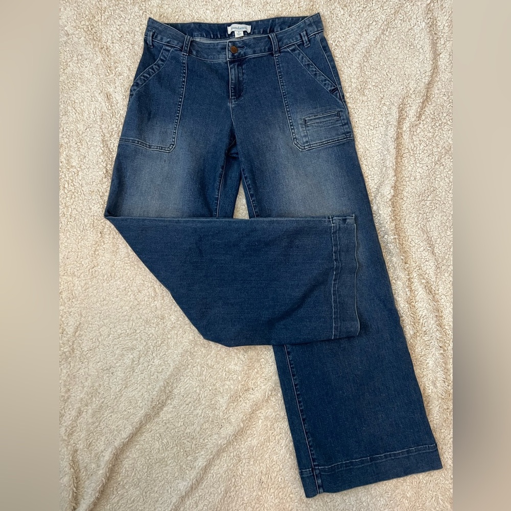 SUNDANCE Martha Wide Leg Jeans - Size 8